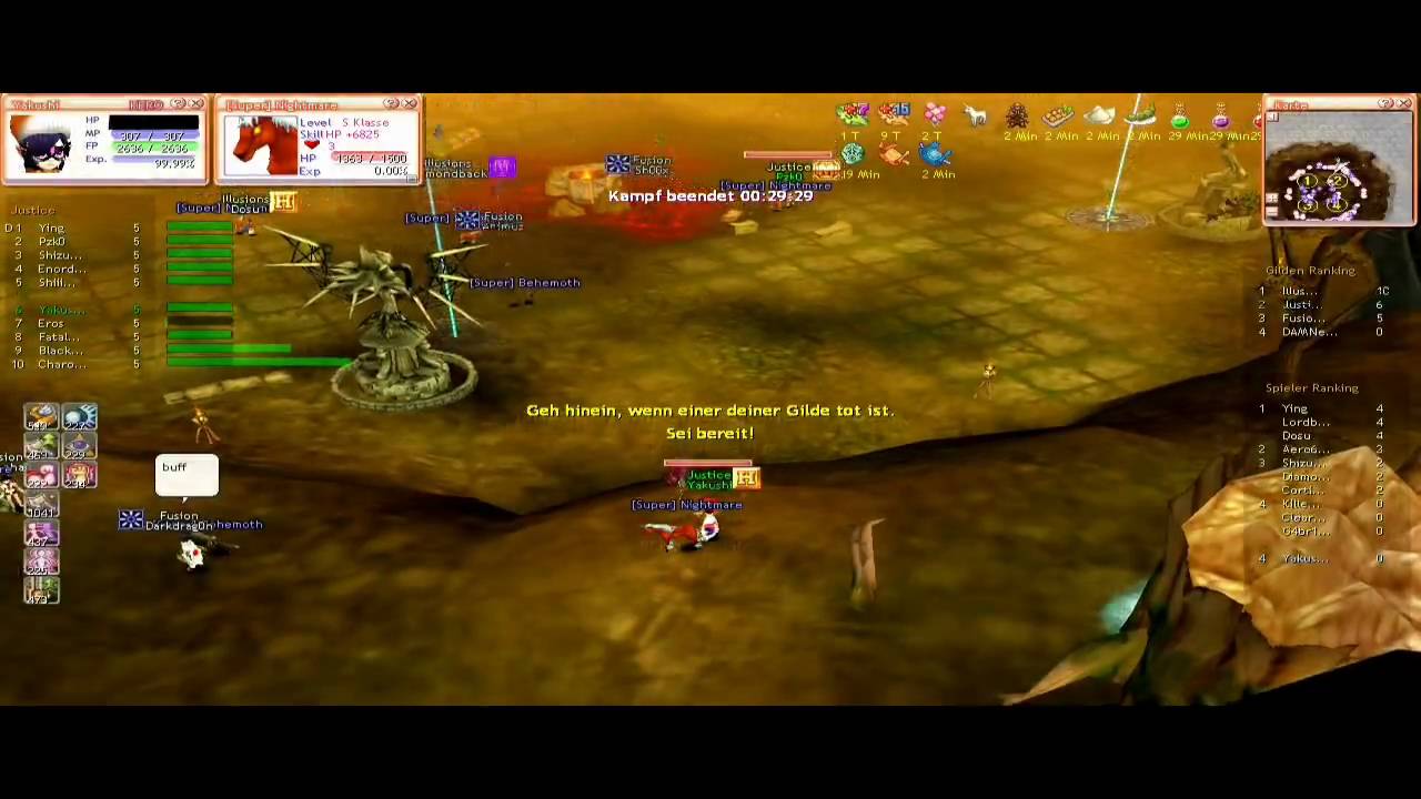 Flyff - Yakushi at Guildsiege 31.01.2009 (Reupload)