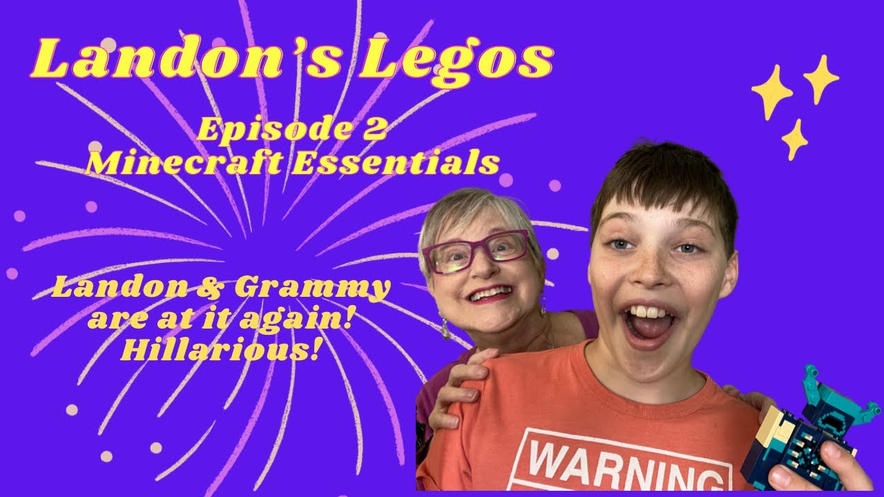Making Memories with grandson, can Grammy learn Legos/ Minecraft? Hilarious!