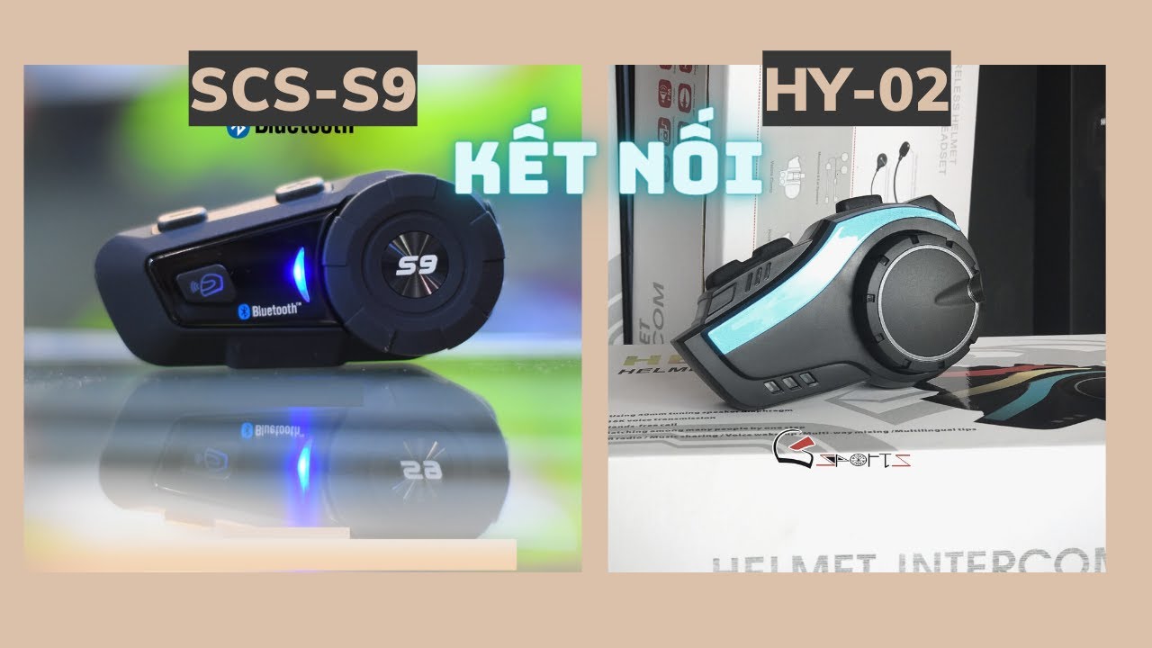 Cách kết nối tai nghe bluetooth SCS S9, S10, S11, S3 với HY 02