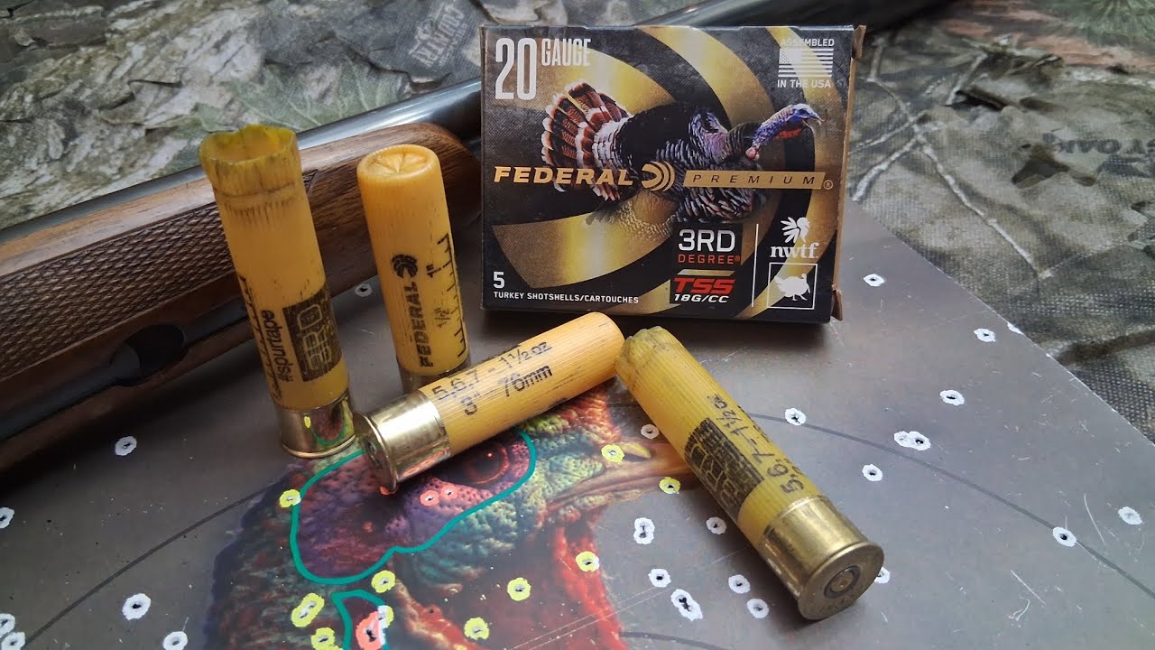 Патрон Federal Premium 3rd Degree, магнум-длина, 20 калибр.