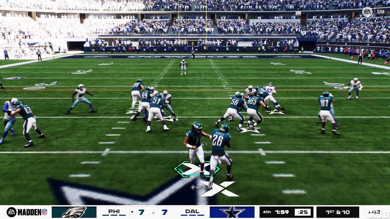 Madden NFL 26 - Philadelphia Eagles vs Dallas Cowboys - Gameplay (PS5 UHD) [4K60FPS]