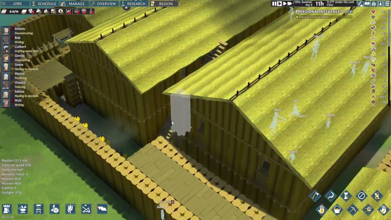 Going Medieval Early Access - Part 16 - Upgrading the Walls - v0.22.39 -