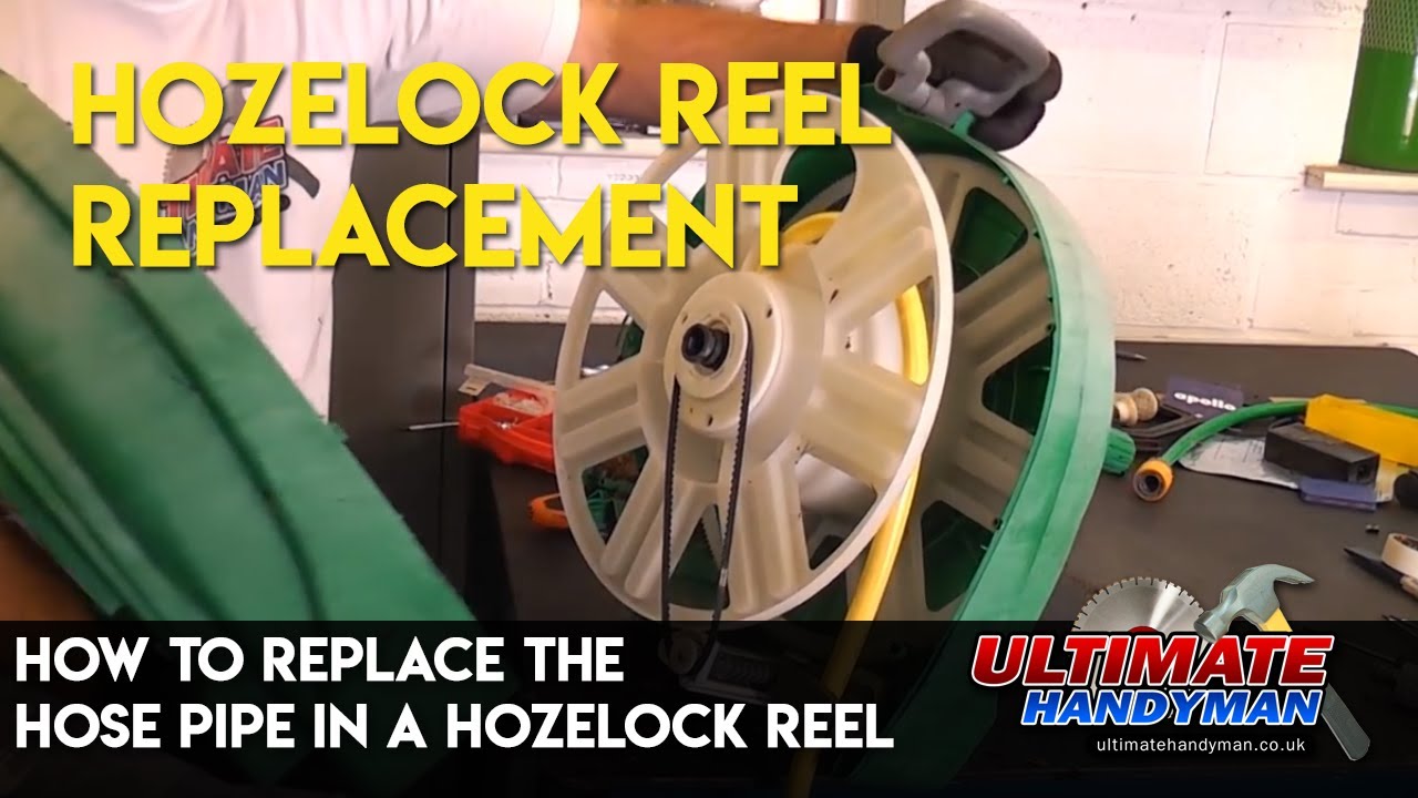 How to replace the hose pipe in a Hozelock reel