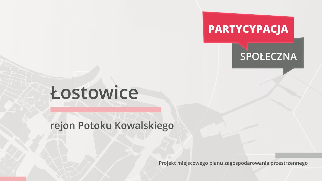 Łostowice - zmiany przestrzenne w rejonie Potoku Kowalskiego