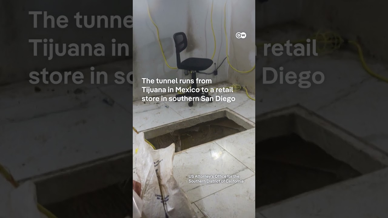 Officials discover drug tunnel under US-Mexico border |&nbsp;DW News