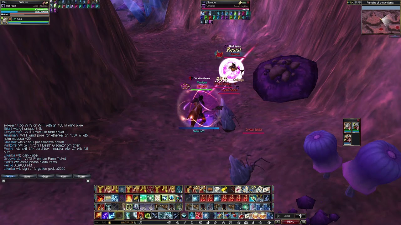 Rappelz EREBUSS VS HEADHUNTERS
