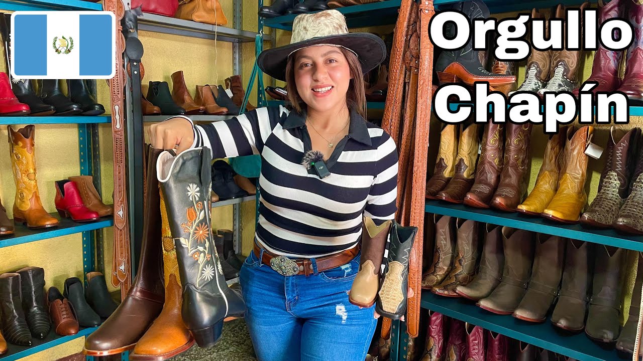 Aquí se HACEN LAS BOTAS MÁS CHILERAS de GUATEMALA para EXPORTAR 🇬🇹 PASTORES | Celinaz 🇸🇻