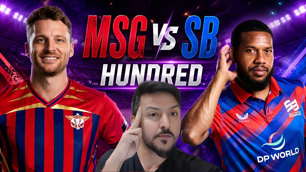 MSG vs SB Live 💀 100 BALLS. NO MERCY! Watch Party With Raw Emotions + Chat Reactions | The Hundred