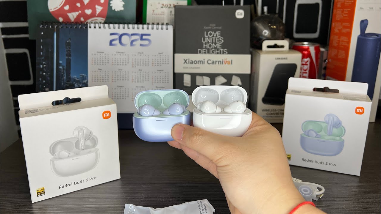 Xiaomi Redmi Buds 5 Pro Unboxing (Moonlight White & Aurora Purple)