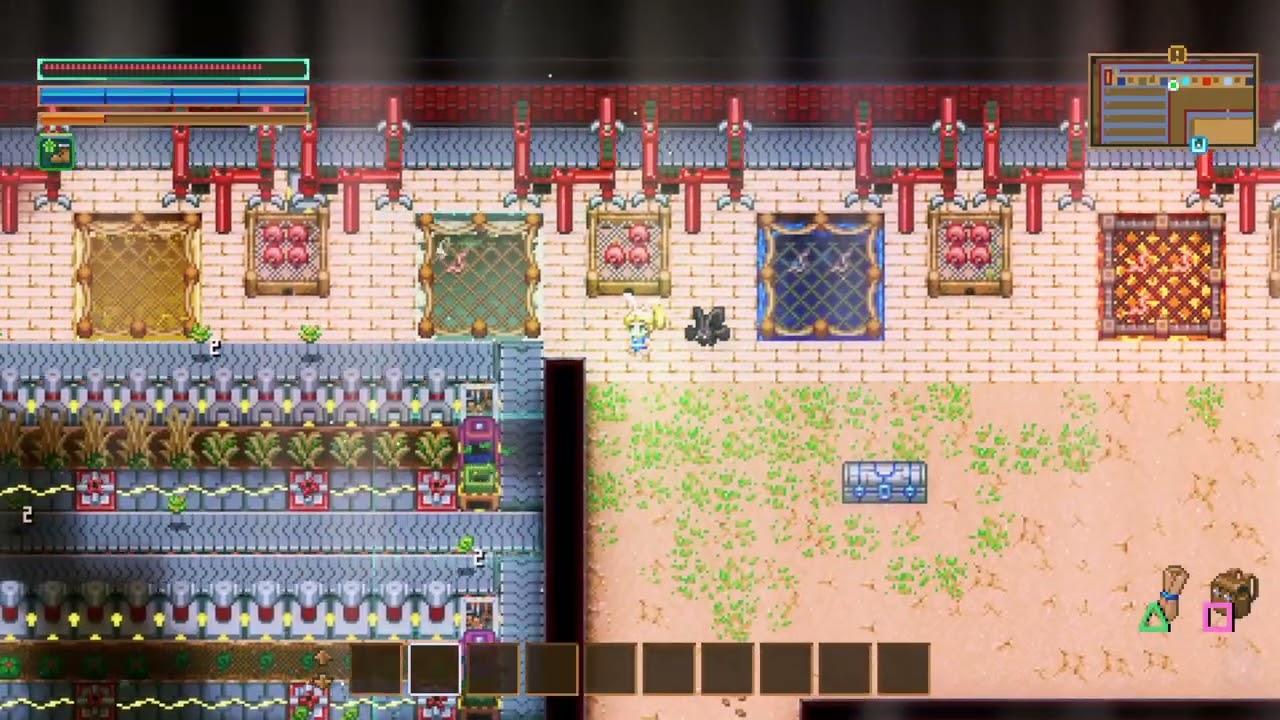 コアキーパーの釣り、農業、鉱石、木材自動化