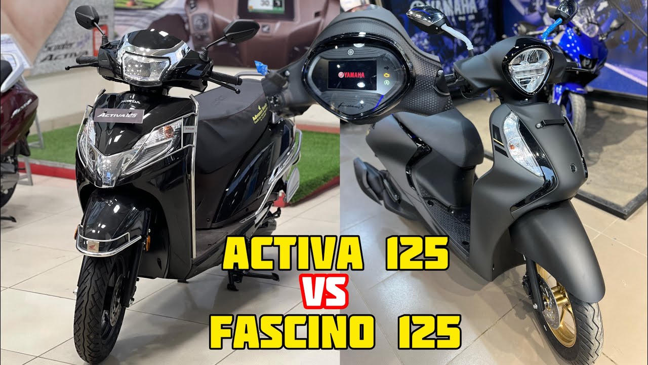 Best 125cc Scooter Kaunsa Hai 🤔| 2025 Yamaha Fascino 125 vs 2025 Honda Activa 125 Full Comparision 