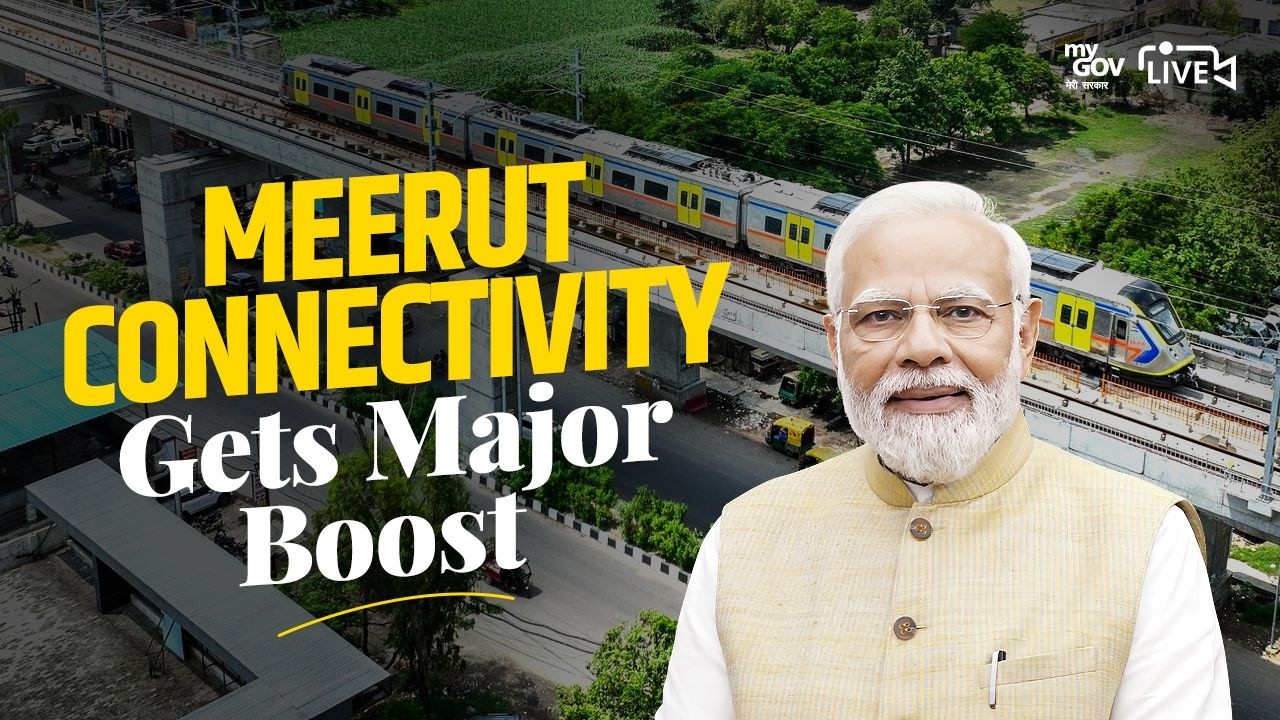 LIVE: PM Modi flags off Meerut Metro and Namo Bharat Train at Shatabdi Nagar Namo Bharat Station