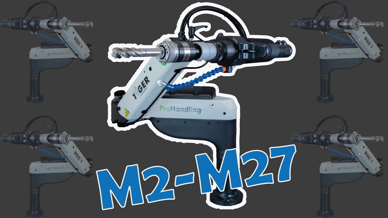 Tiger M2-M27 elektrische Gewindeschneidmaschine / Gewindeschneidarm  - ProHandling