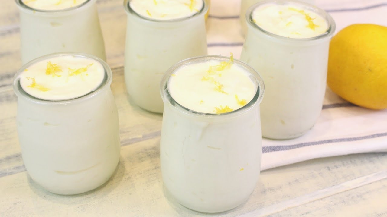 Mousse de limón con SOLO 3 INGREDIENTES en Thermomix