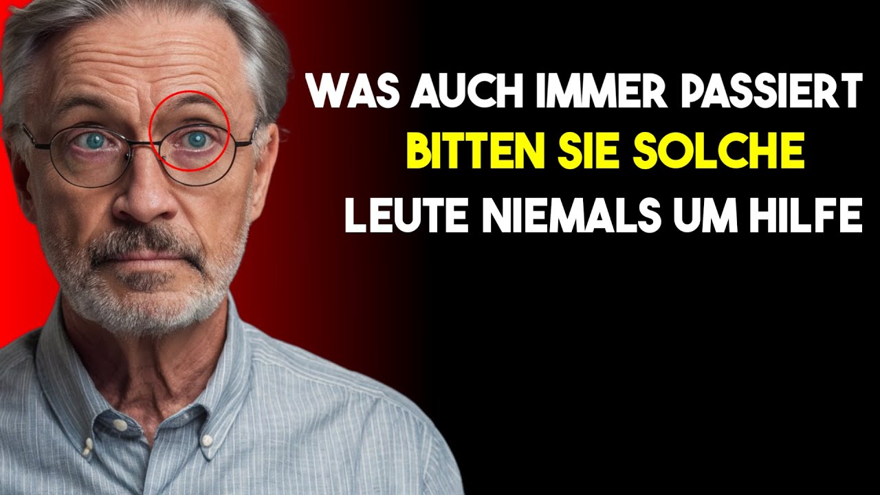 Was auch passiert, bitte niemals diese Menschen um Hilfe bitten| weshiet