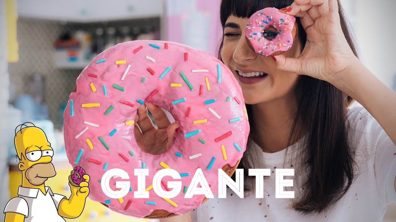 DONUTS GIGANTE DOS SIMPSONS | DANI NOCE RECEITA