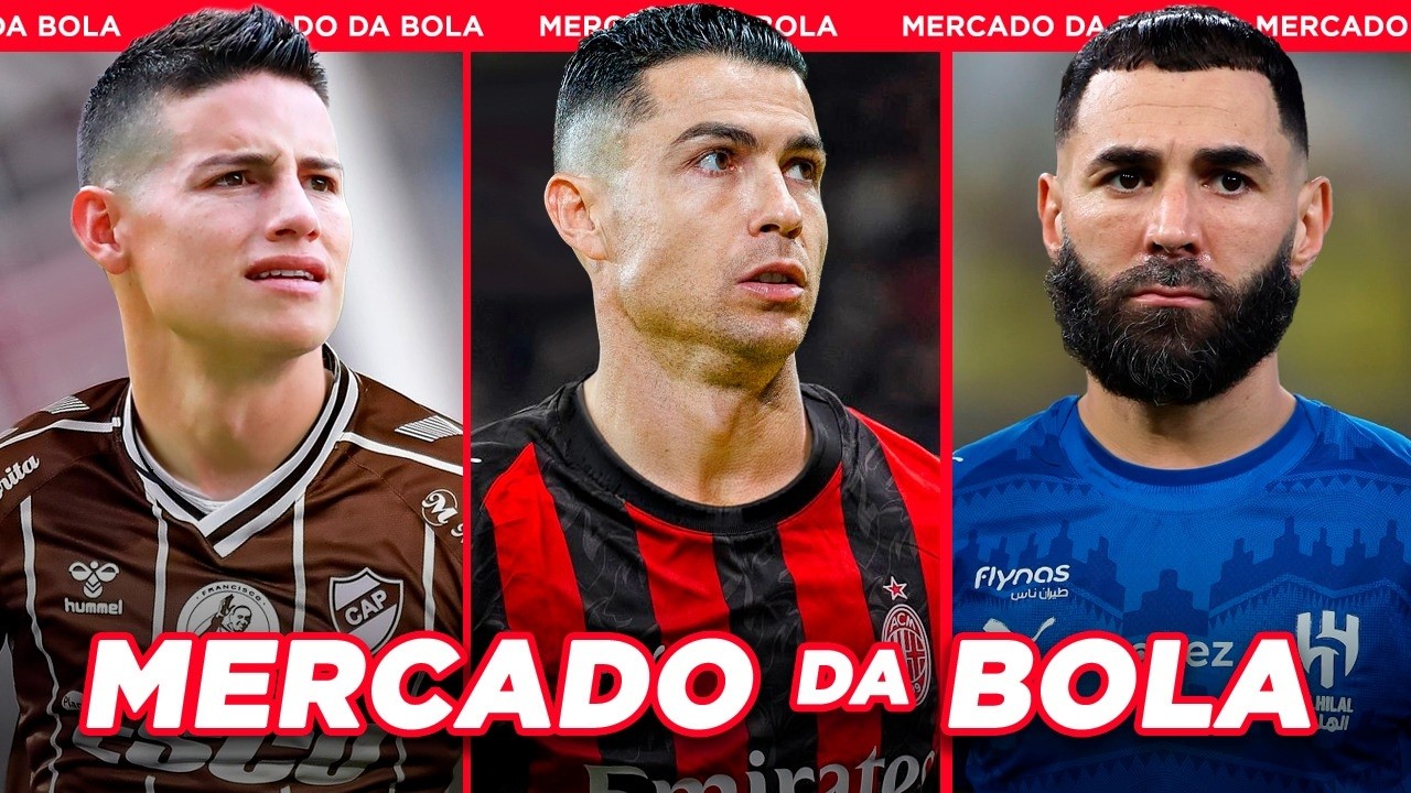 €50M PARA CR7 VOLTAR PARA A EUROPA│JAMES RODRÍGUEZ PROCURA NOVO CLUBE e+ - Mercado da Bola 2026