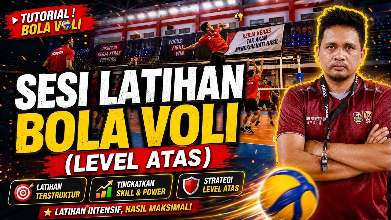 FULL TRAINING SESSION..!! (SESI LATIHAN TIM BOLA VOLI)