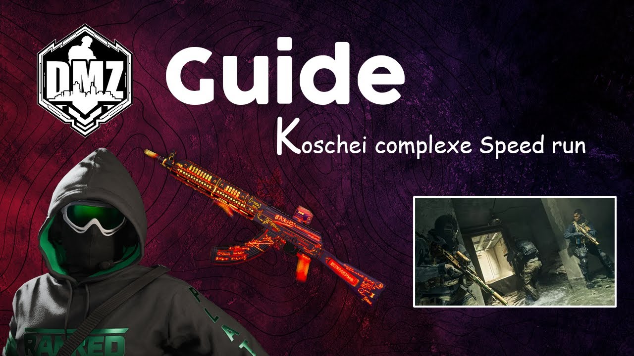 DMZ : Koschei complexe speed run, perceuse diamantée !!!!!!