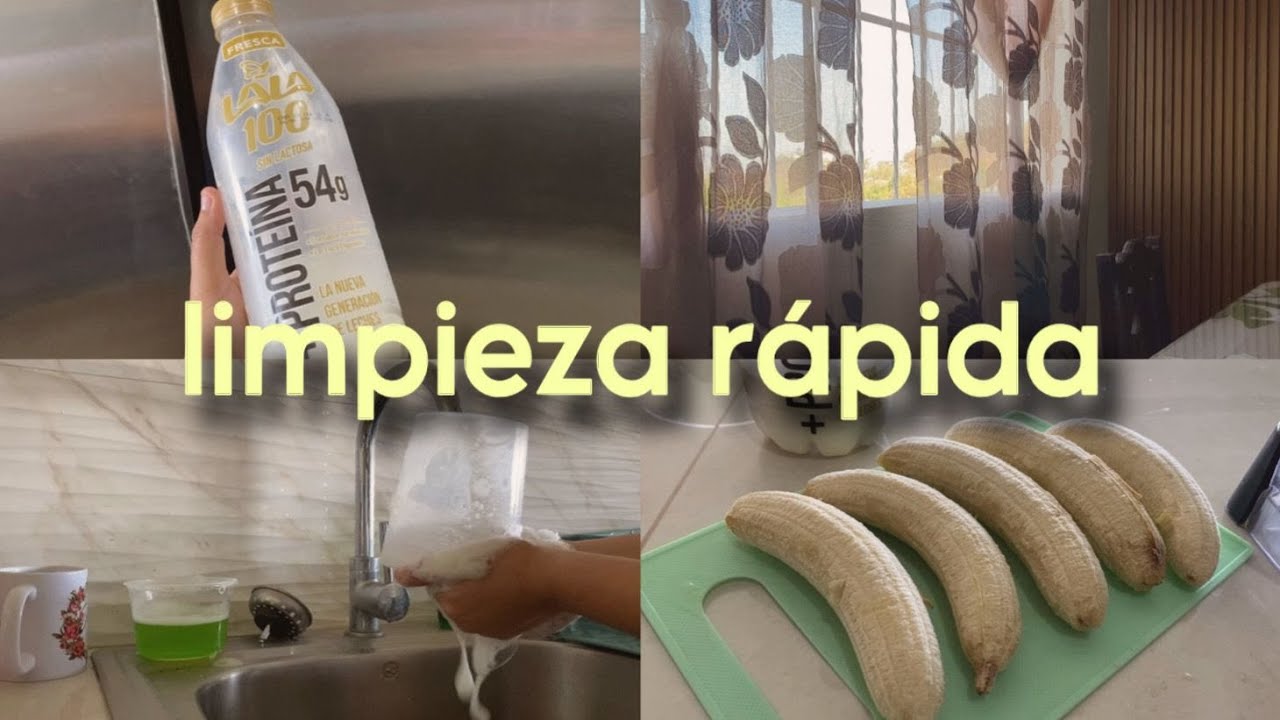 Limpieza rápida antes de desayunar 🫧🧺 + nuevos hábitos ☕