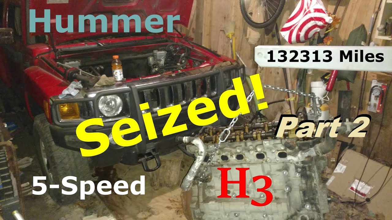Resurrection: 2006 Hummer H3 3.5 5cyl - Part 2 - Autopsy to Pavement - On to the Engine Stand
