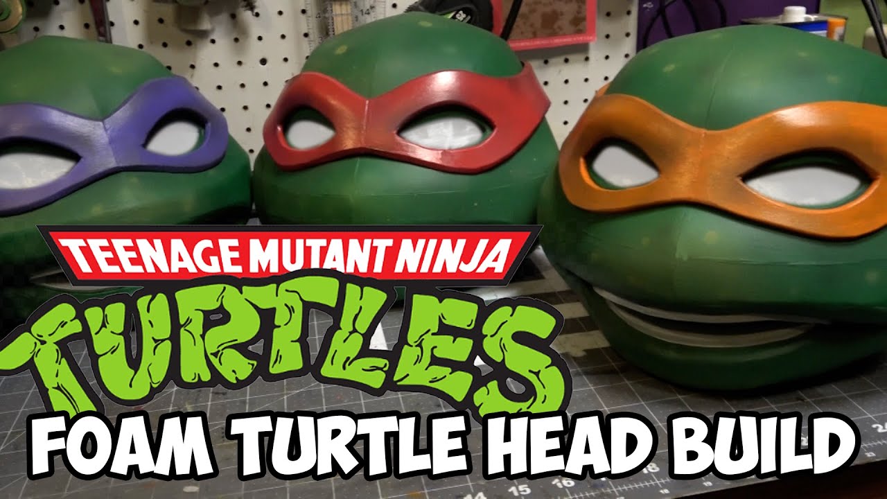 TMNT Cosplay Часть 1 Сборка головы черепахи из пенопласта