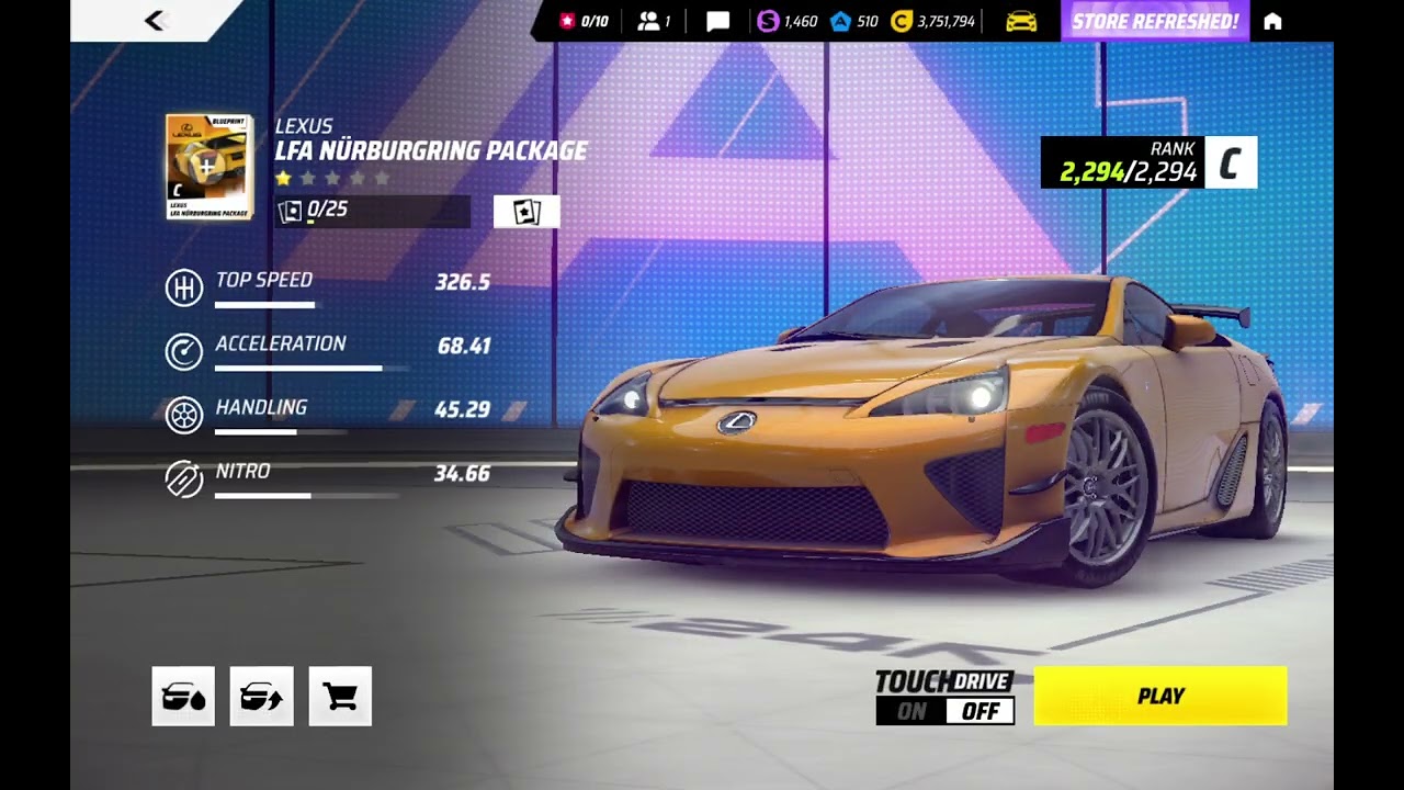 AU: Lexus LFA Nürburgring Package new car unlock 🔓
