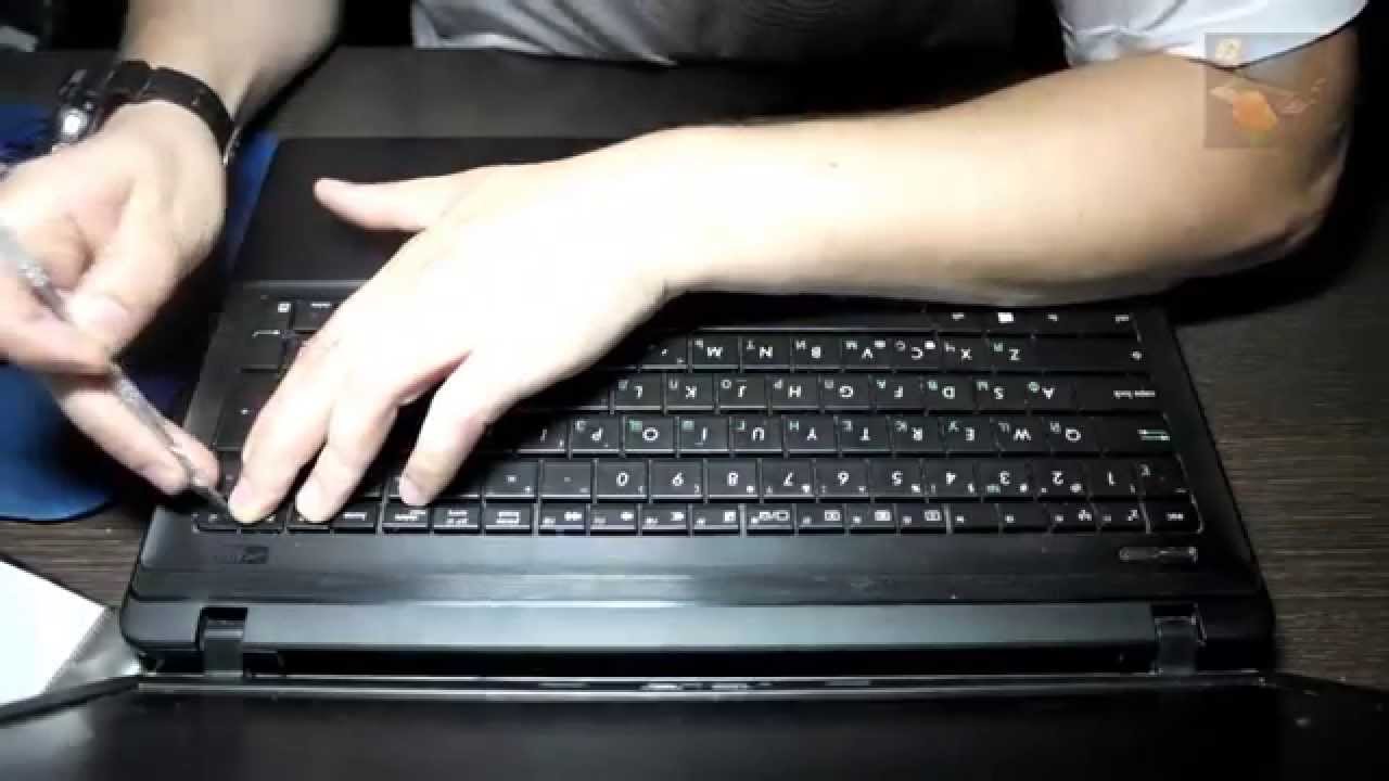 Разбор и чистка от пыли ноутбука Asus X55C