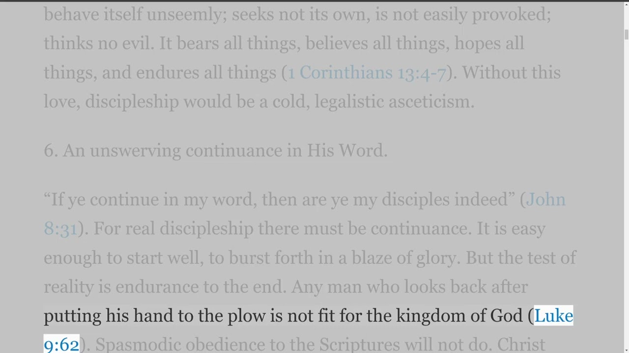 True Discipleship - William MacDonald (with read-along text)