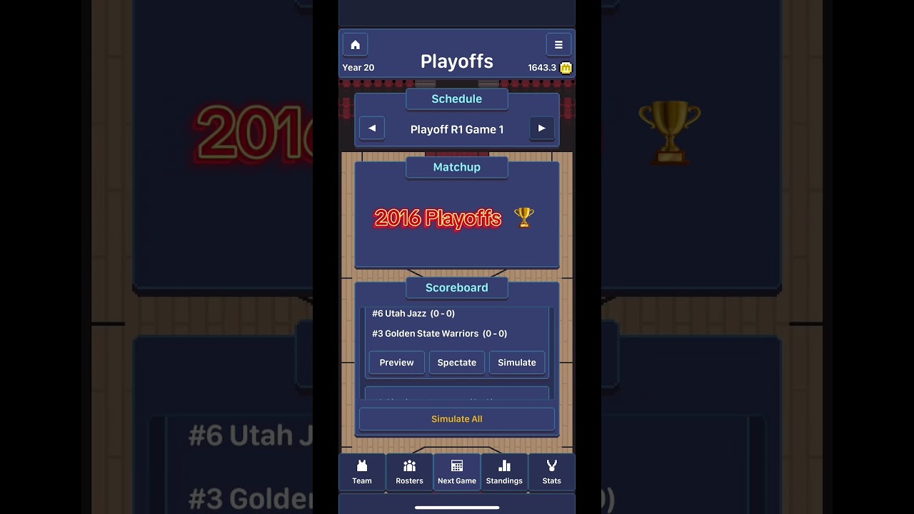 Postseason Machups 1st round! 