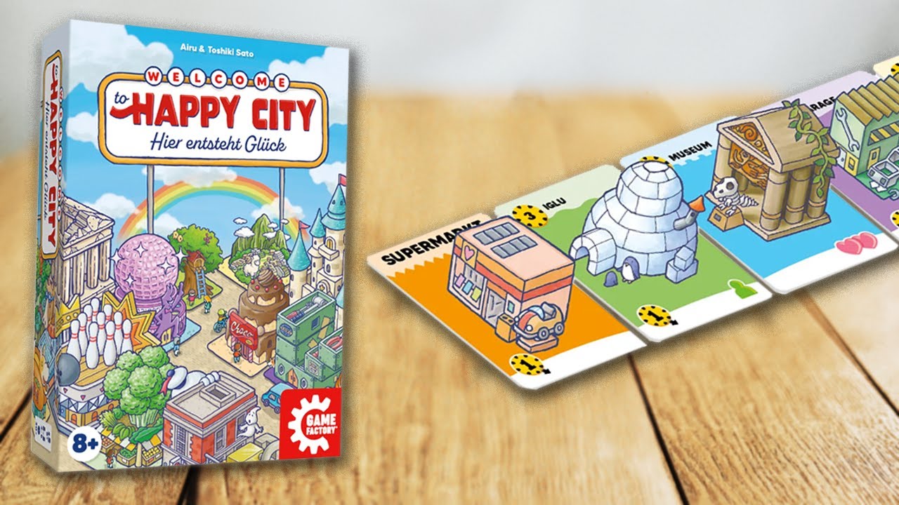 HAPPY CITY - Spielregeln TV (Spielanleitung Deutsch) - GAME FACTORY