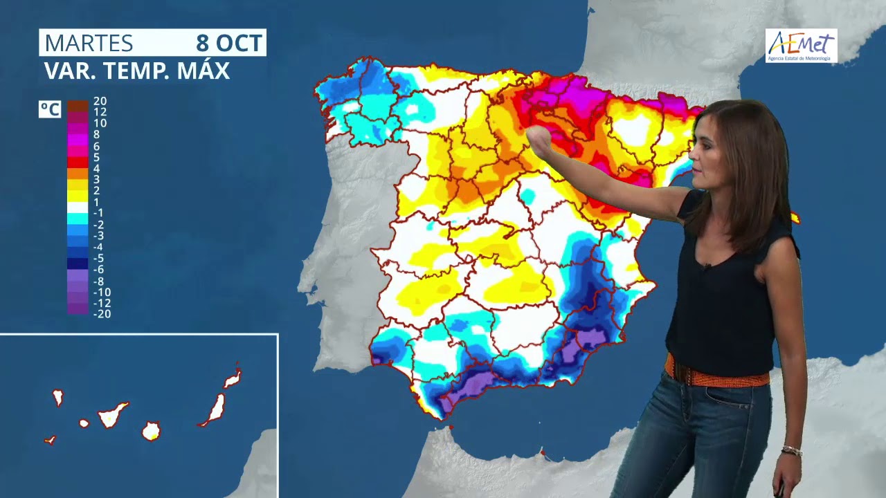 El tiempo de AEMET 07-10-2019