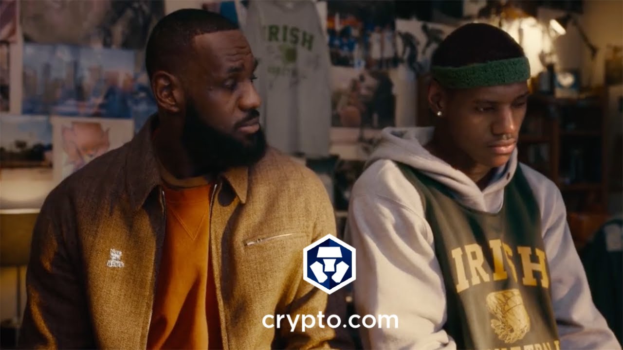 Crypto.com LeBron James Super Bowl LVI Commercial | Young LeBron CGI 