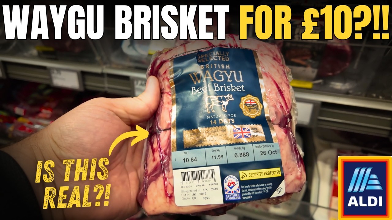 Я купил грудинку Вагю за 10 фунтов в ALDI... (Это подделка?)