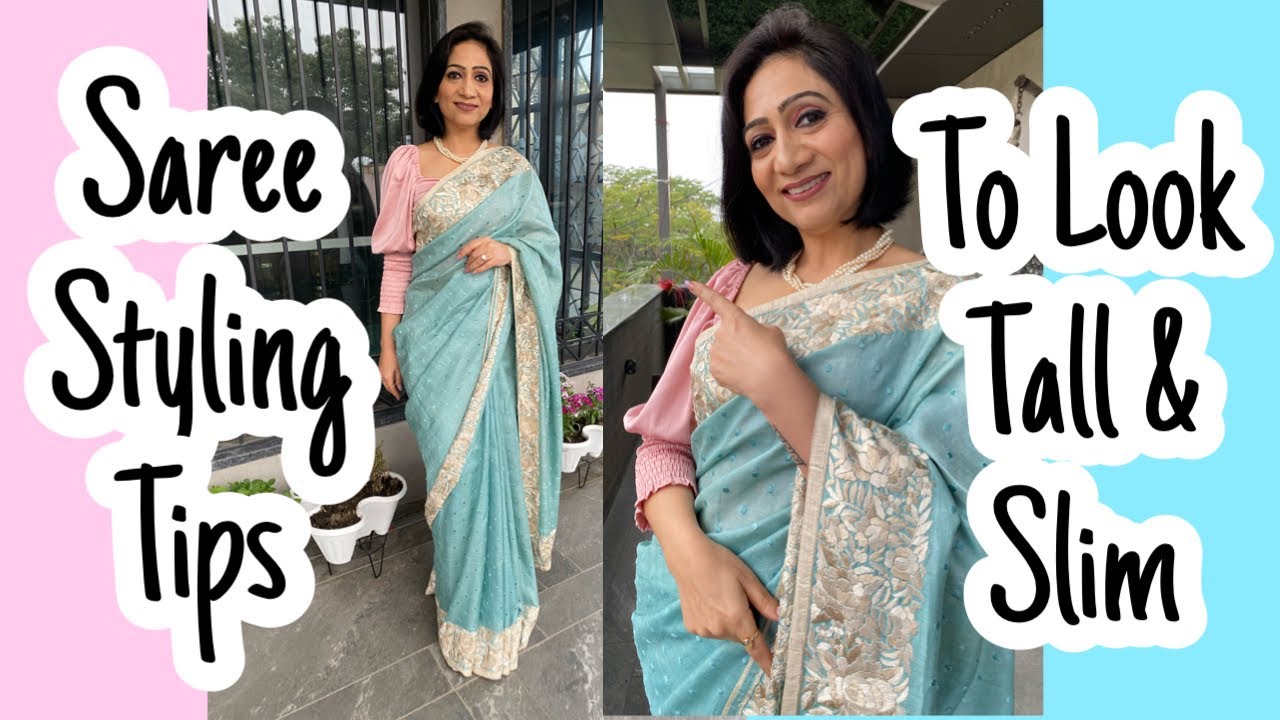 कैसे लगे साड़ी में पतला और लम्बा | How to look slim & tall in saree | Saree hacks | TheHopeStory
