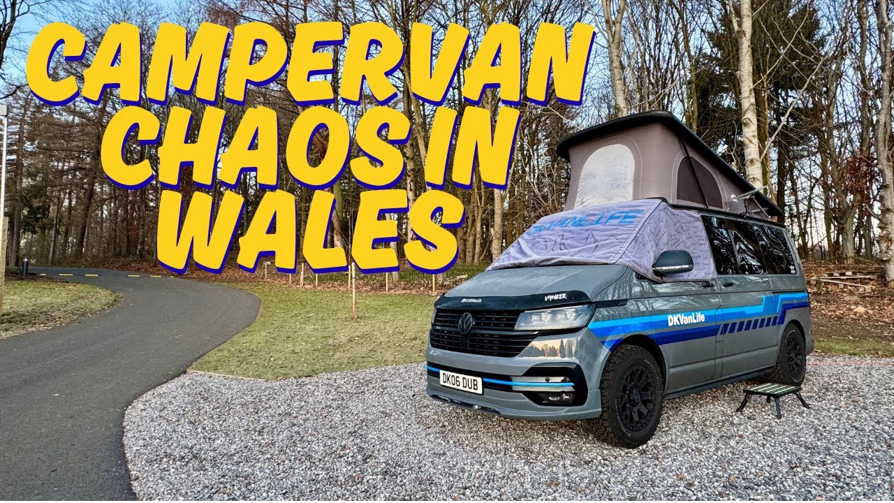 Winter Campervan Trip in Wales | Campsites, Mishaps & Vanlife Reality