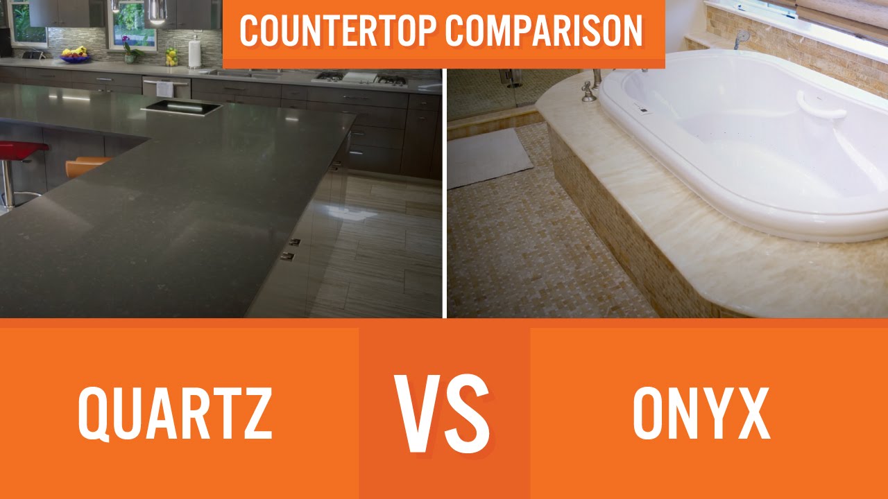 Quartz vs Onyx | Countertop Comparison
