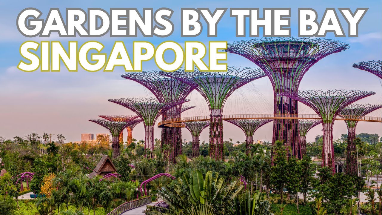 Explore SINGAPORE'S Most Amazing Garden by the bay and the spectacular Marina bay sand hotel !