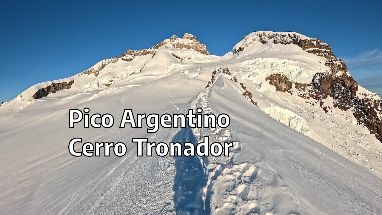 POV Cumbre Pico Argentino - Cerro Tronador, Patagonia Norte, San Carlos de Bariloche.
