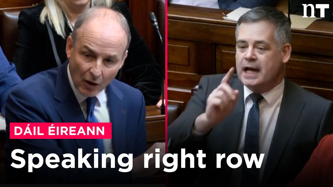 Row breaks out in D&aacute;il over controversial speaking time arrangements