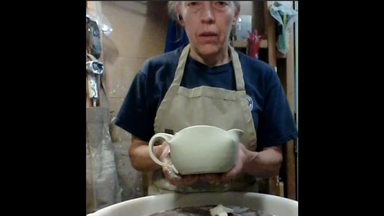 Pottery lesson: A Thrown and Altered Gravy Boat