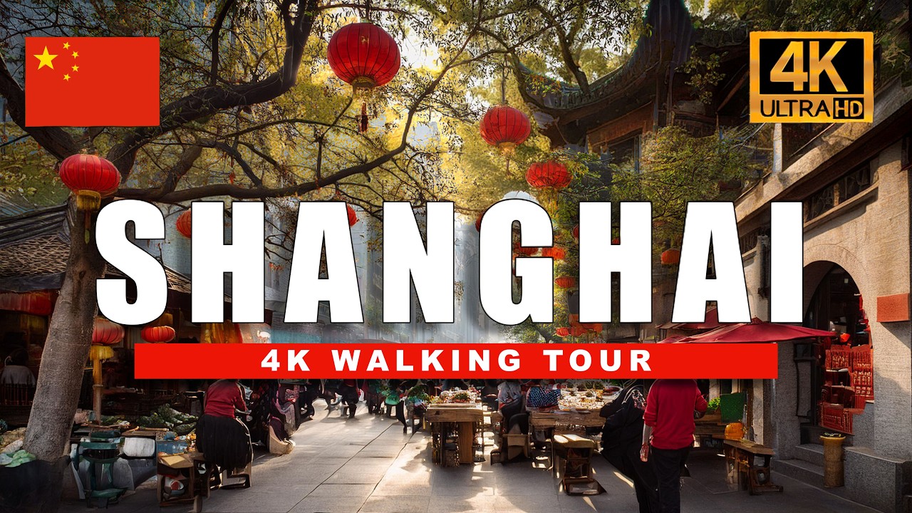🇨🇳 [4K] Shanghai, China Walking Tour - Explore the Historic French Quarter | 4K HDR - 60fps