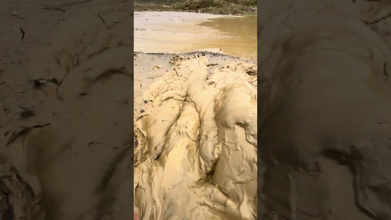 Clay pit. (Struggling to get out)