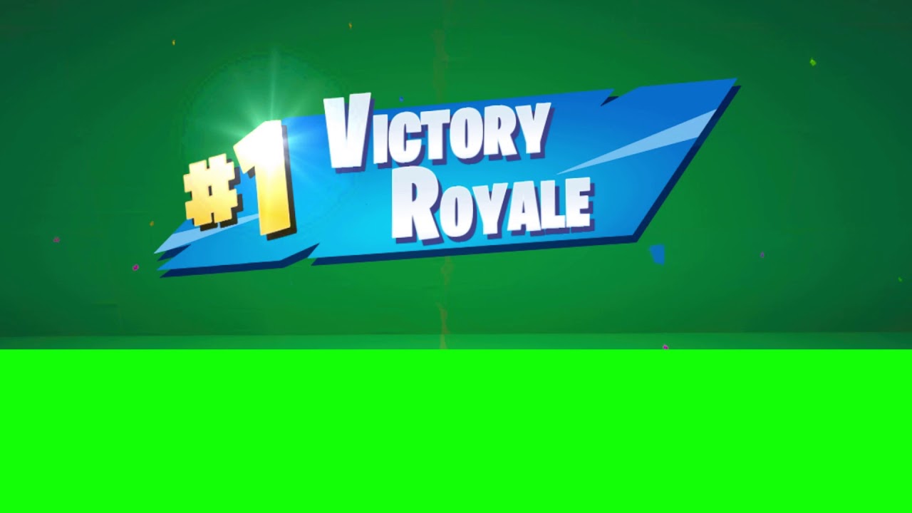 Season 5 Victory Royale Green Screen