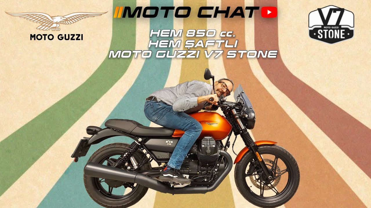 🦅 Moto Guzzi V7 Stone 850 İncelemesi ve Kullanıcı Deneyimi - Moto Chat - 4K