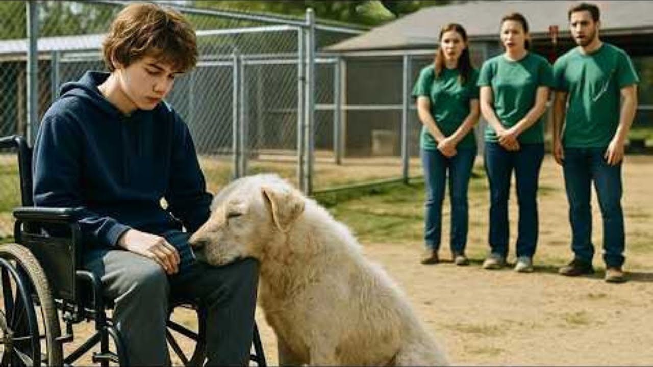 Dirljiv trenutak: Paralizirani tinejdžer susreće zlostavljanog psa