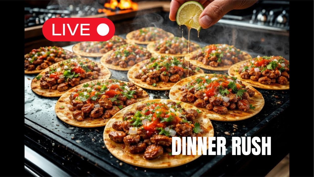LIVE DINNER RUSH 🔥 | Real Mexican Restaurant Service POV (Music On)
