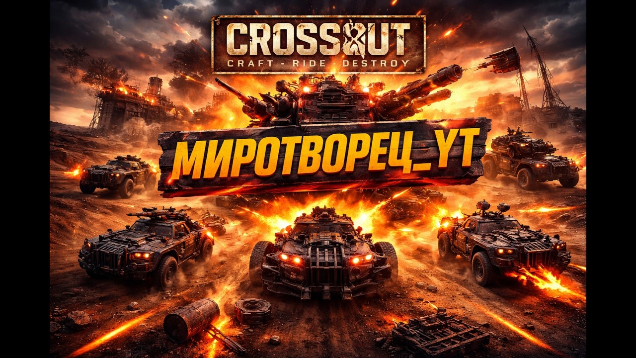 ЛАМПОВЫЙ КРОССАУТ БЕЗ ХОВЕРОВ! ☢️ CROSSOUT 🔴 STREAM OnLine