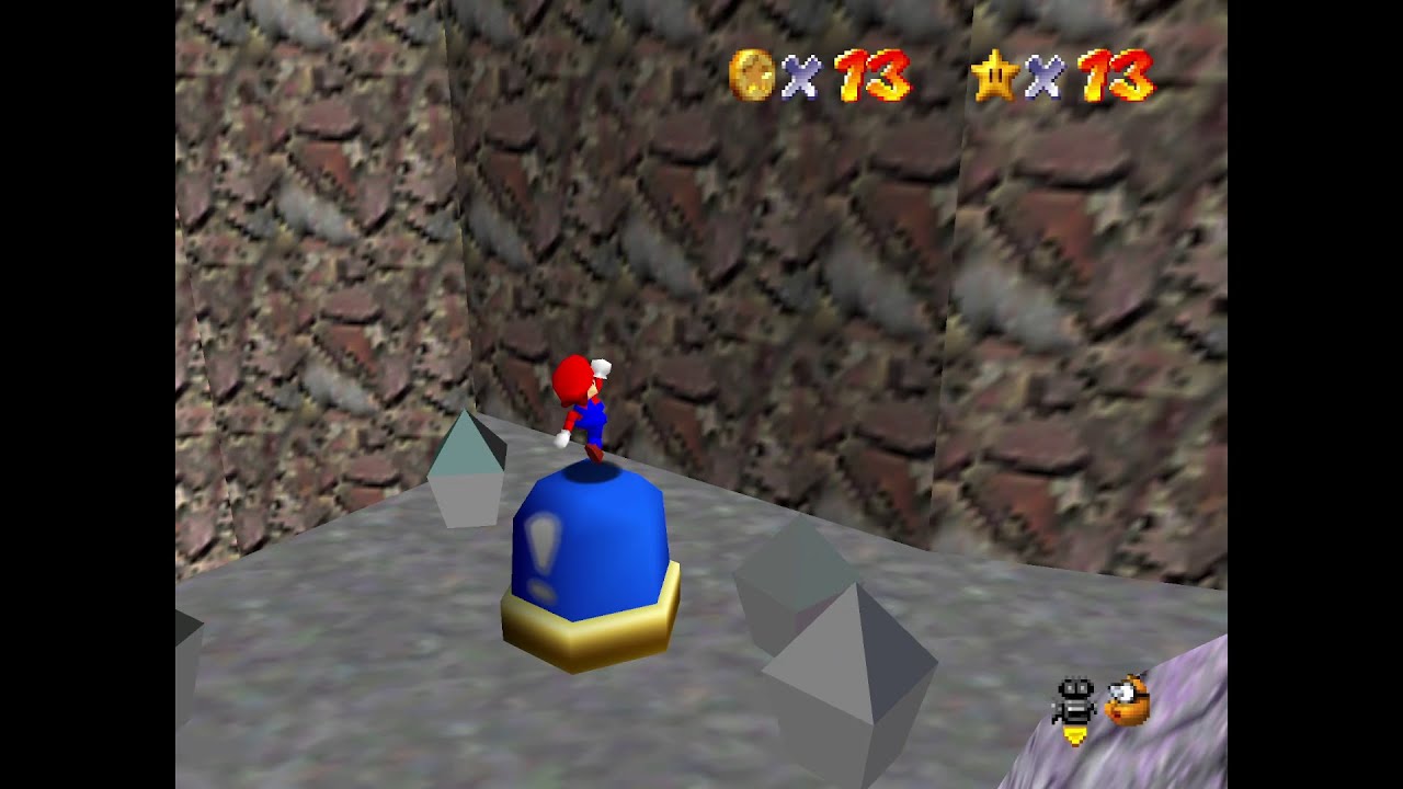 Vanish Cap level and finishing course 1 - SM64 Power Star Madness