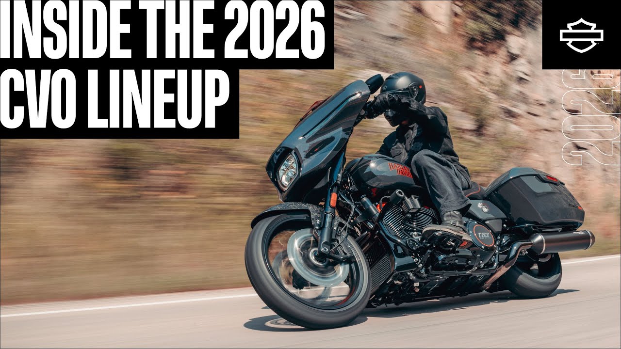 Подробности о модельном ряде Harley-Davidson CVO 2026 года | Глава 2. Презентация
